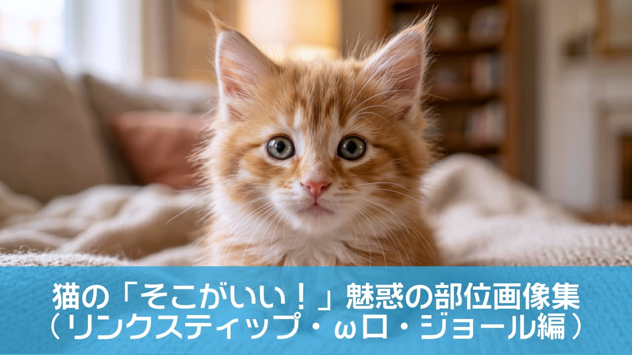 「そんなおめめで見つめられたら、なんでも許しちゃう…🥺💕 ぷっくりしたお口まわり（ひげ袋）と、ふわふわのお耳がたまらない茶トラ子猫ちゃんです🐾✨ #子猫 #茶トラ #癒し猫 #ウィスカーパッド」Ultra-realistic high-quality close-up portrait of a cute fluffy orange and white kitten looking directly at the camera. The image highlights its prominent whisker pads, delicate ear tufts, and tiny pink nose against a soft, blurred cozy indoor background with warm lighting. 温かみのある室内のソファに敷かれたブランケットの上で、カメラをまっすぐ見つめる茶トラ白のふわふわな子猫のクローズアップ写真。ぷっくりとしたひげ袋、耳の先の飾り毛、小さなピンクの鼻が自然光の中で精細に描写されており、背景は柔らかくぼやけている